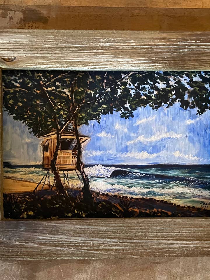 „Pipe“ Druck - Kunst von Keale Comstock für den Großhandel von Revel Sun Hawai'i