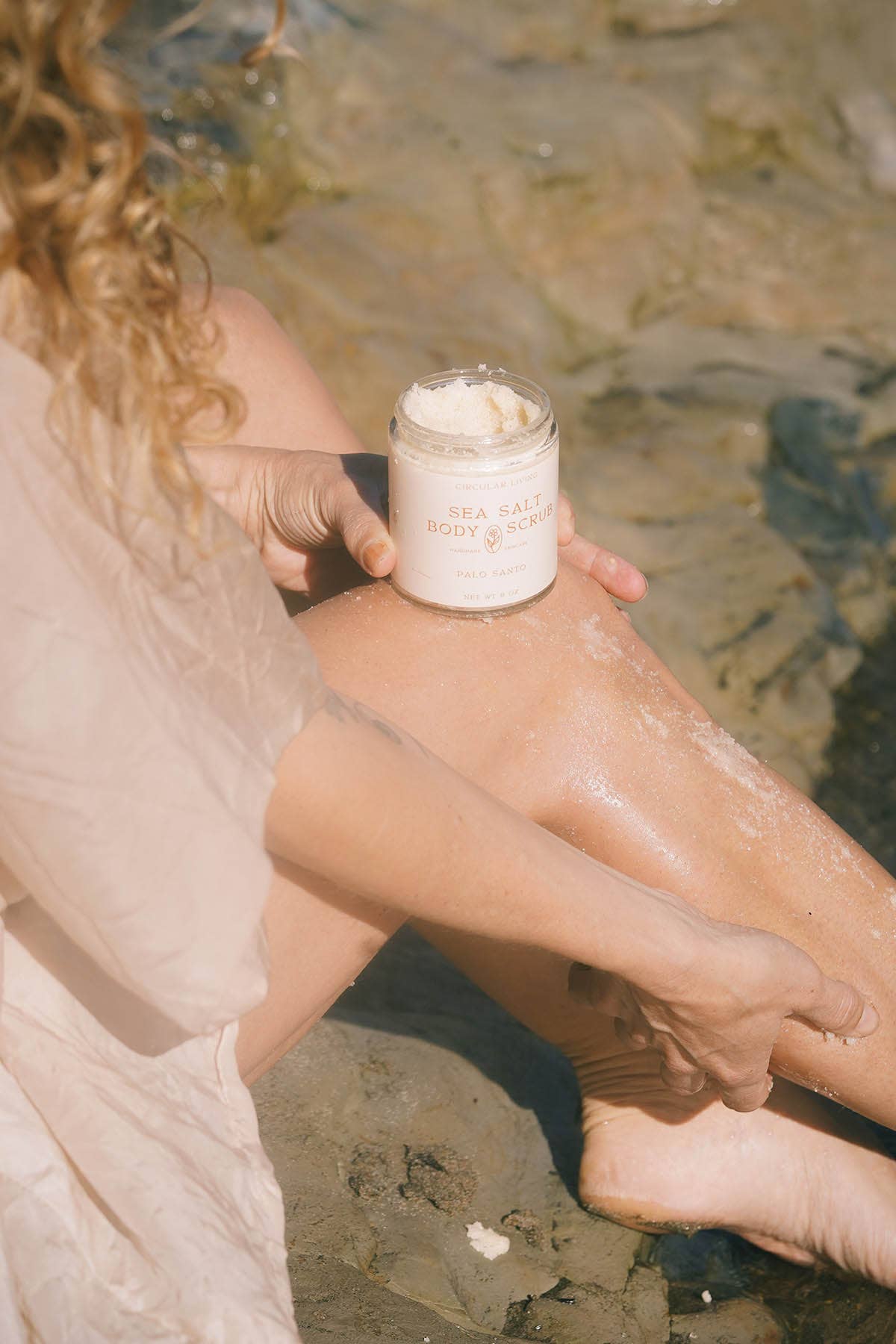 Circular Living - Wholesale Body Scrub/Exfoliant - Sea Salt Body Scrub, Palo Santo2