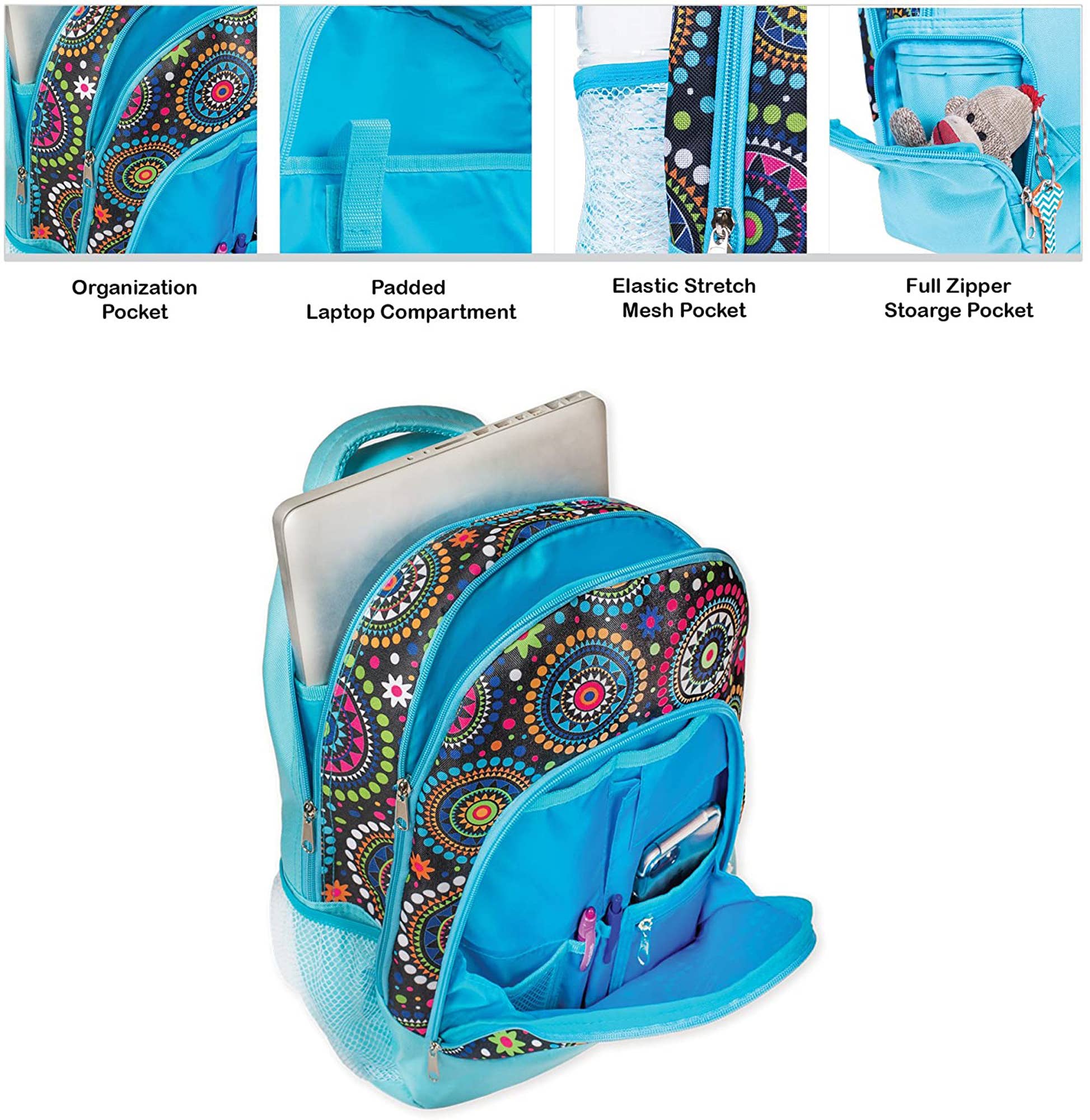 EAST AVENUE - Wholesale Backpack - Kids - Vintage Sunburst Backpack3