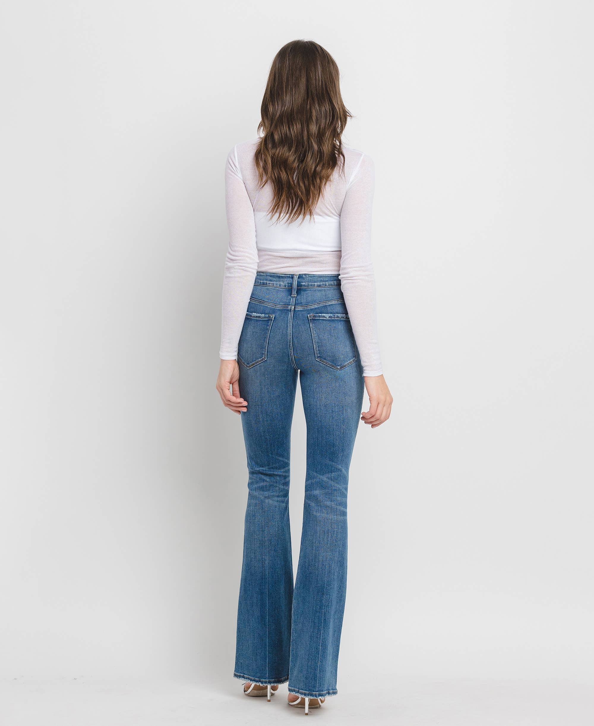 ERR FREE HIGH RISE FULL LENGTH BOOTCUT JEANS F5099 for wholesale on Faire7