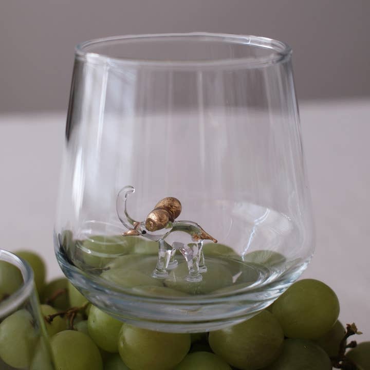Guld Elefant Glas för wholesale av Minizoo
