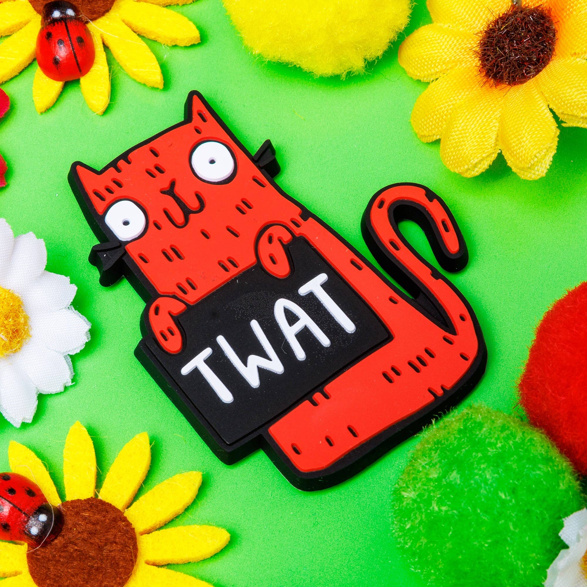 Katie Abey – wholesale Magnet – Sweary Cat Tw*t Magnets2