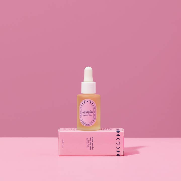 Over the Moon Gua Sha Facial Oil - Moringa, Rose for wholesale by Pink Moon