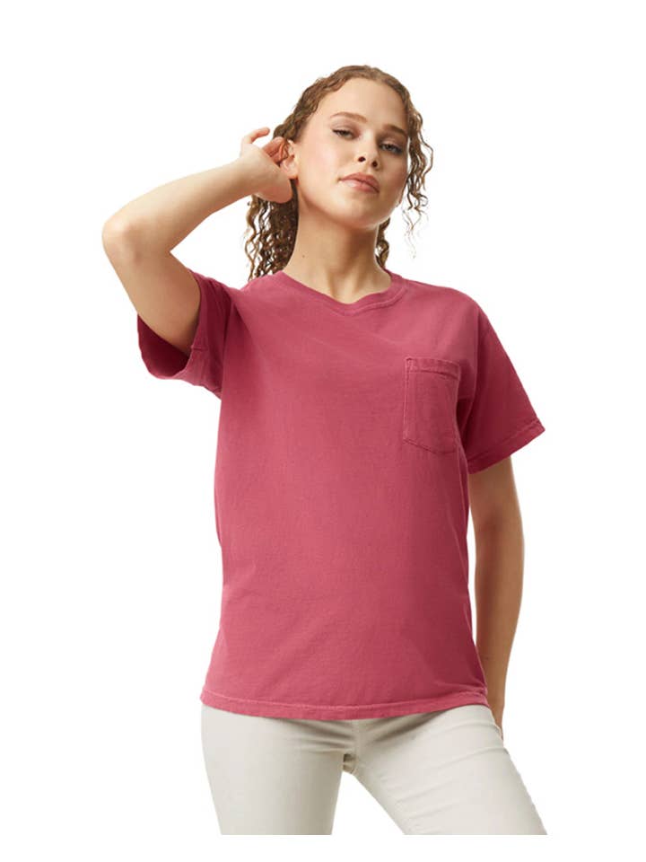 Down South Designer Customs - Wholesale T-shirt – Unisex - Comfort Colors Adult Heavyweight Pocket Tee20