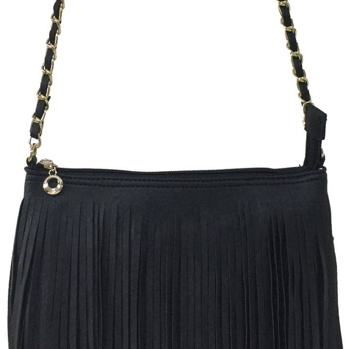 MiMi Wholesale - Wholesale Crossbody Bag - Women's - E031 Samantha Fringe Crossbody Bag