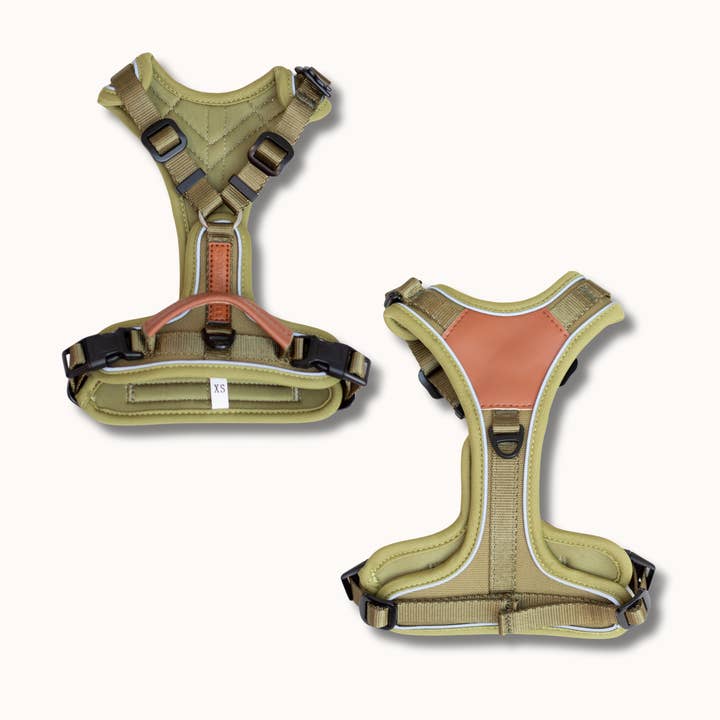 Terrain Trails Pro Dog Harness - Olive for wholesale by Collarfull