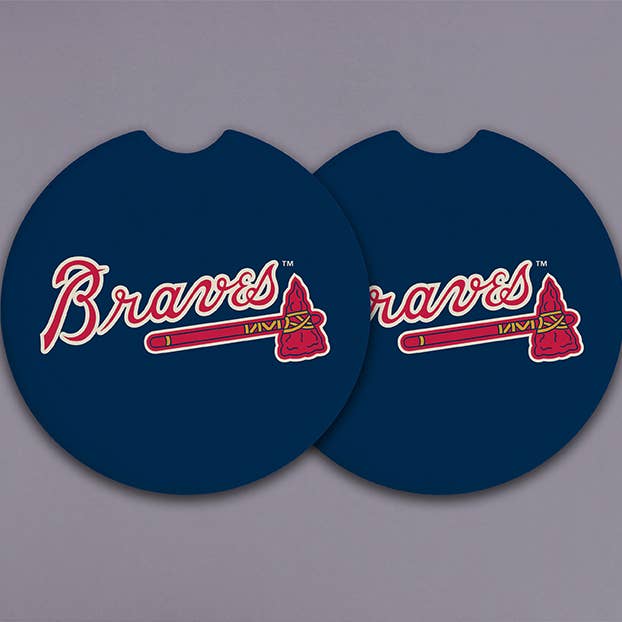 BRAVES Car Coasters for wholesale by MAGNOLIA LANE