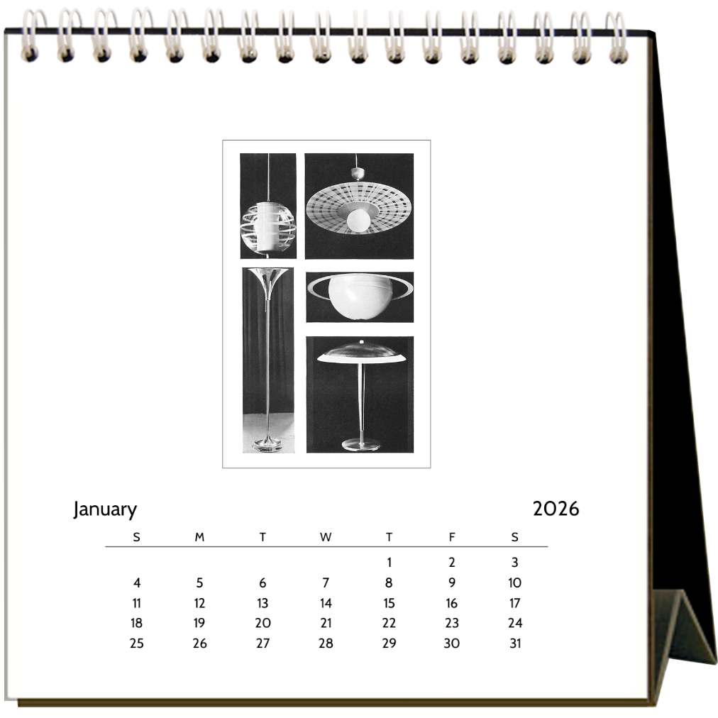 Found Image Press - Wholesale Kalender - Mid Century Modern 2026 Bureaukalender2