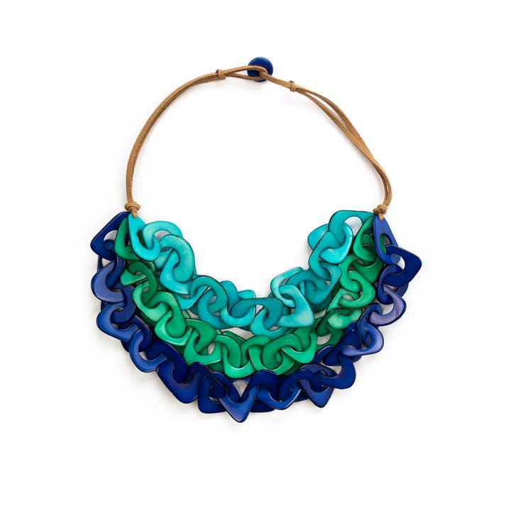 Organic Tagua Jewelry - Wholesale Bib Necklace - Vero Necklace