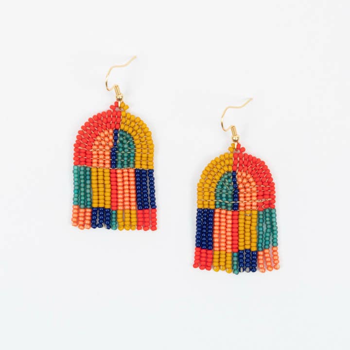 Patchwork Arco Earrings for wholesale by Altiplano