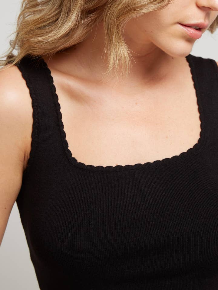 Andy & Lucy - Wholesale Tanktop - Dames - DARIO - Geribd gebreid hemd van zachte stof6