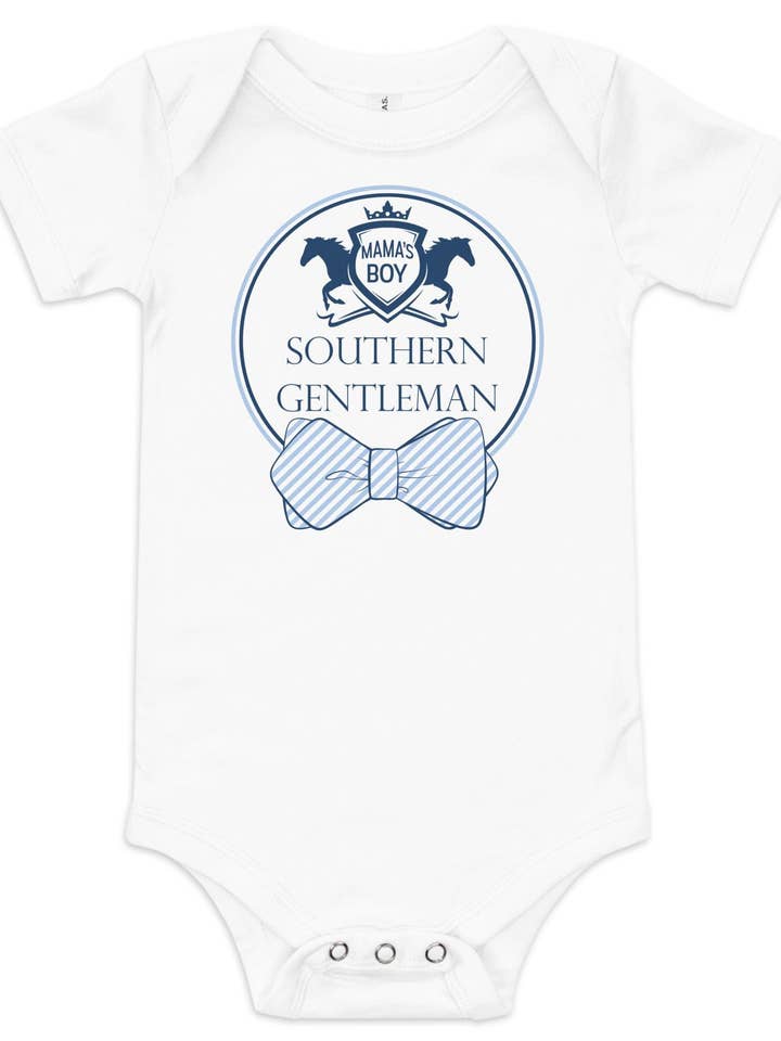 Little Hometown - Wholesale Bodysuit (Non-Footed) - Baby - Southern Gentleman Onesie