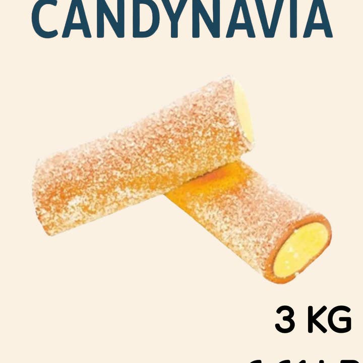 Candynavia – wholesale Gelégodis – Svenskt Godis - Vidal Xl Sur Mango Passionsfrukt0