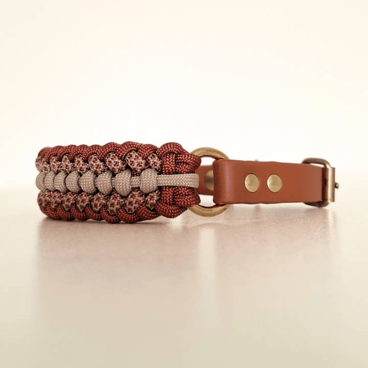 Kleine hondenhalsband XS - Biothane/Paracord - Kameelbruin voor wholesale door Truffe & Flair