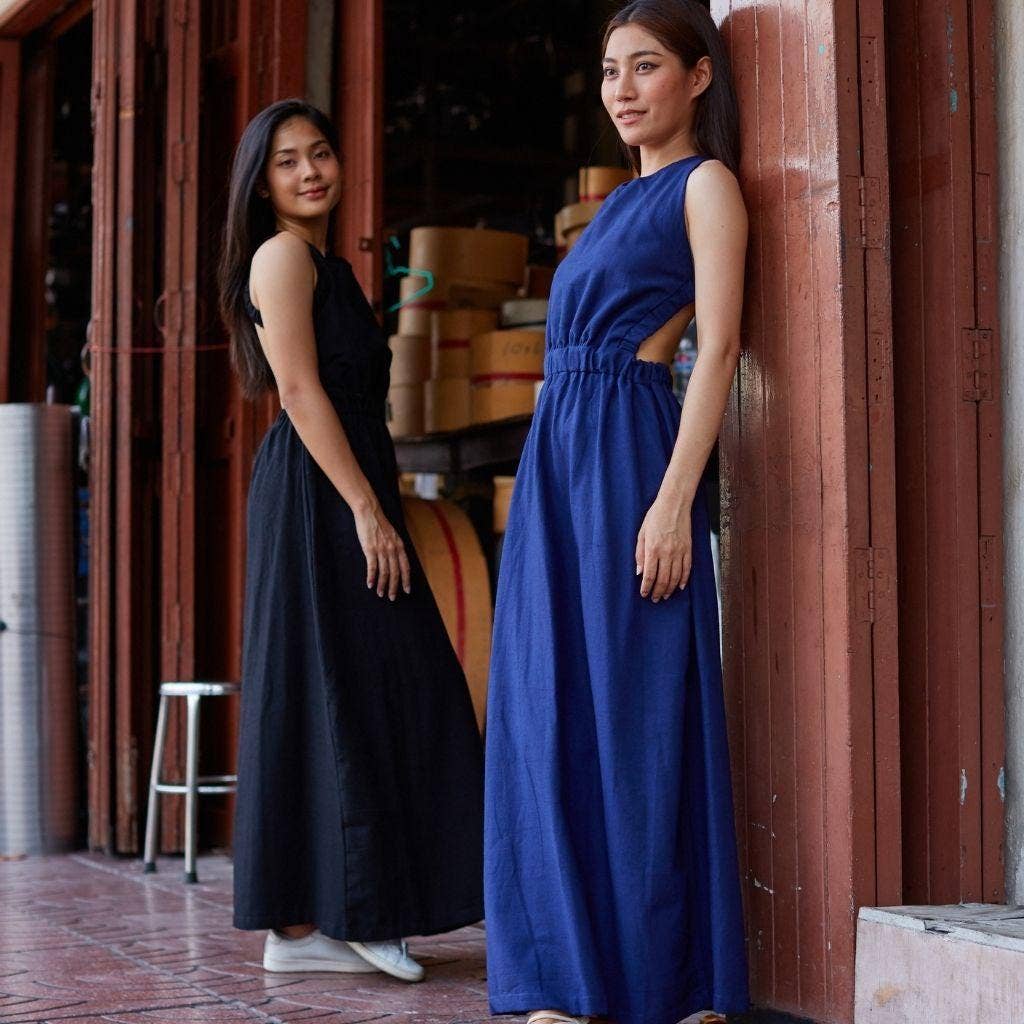 Dame Pach Bangkok - Wholesale Dress - Women's - Backless Cotton Dress1