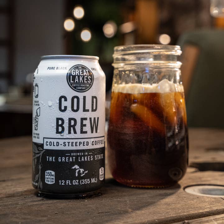 Great Lakes Coffee Roasting Company - Wholesale Iced Coffee/Cold Brew - Cold Brew Coffee 12oz Cans
