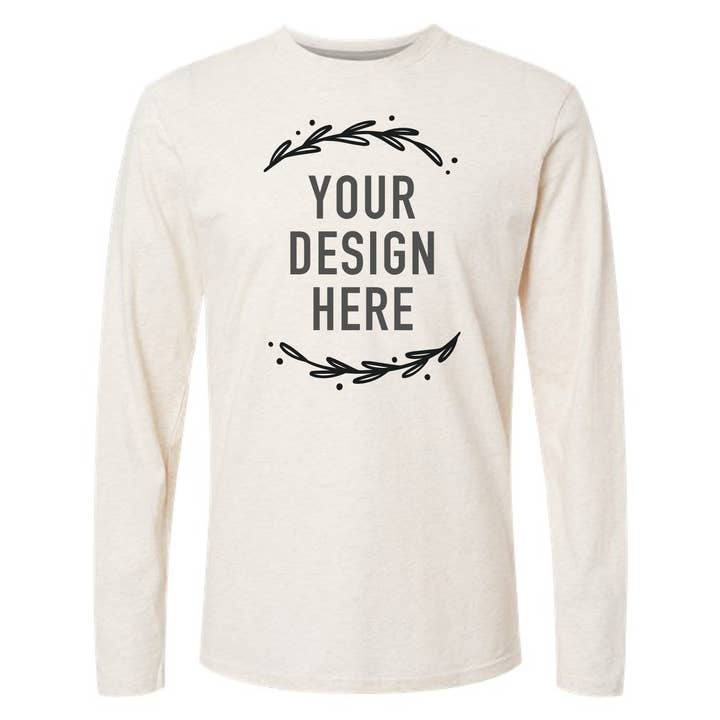 Miche Custom - Vente T-shirt sérigraphié – femme - Votre T-shirt à manches longues personnalisé, votre œuvre imprimée DTF3