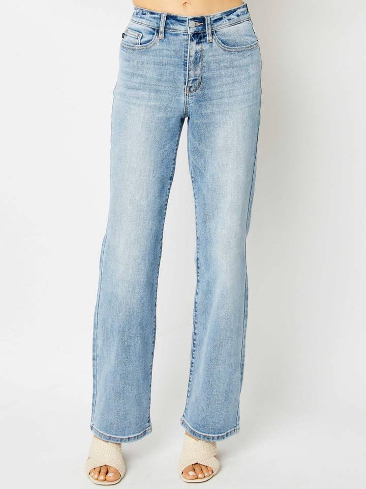 HW LT. Wash Straight Leg Jeans for wholesale by Judy Blue Jeans