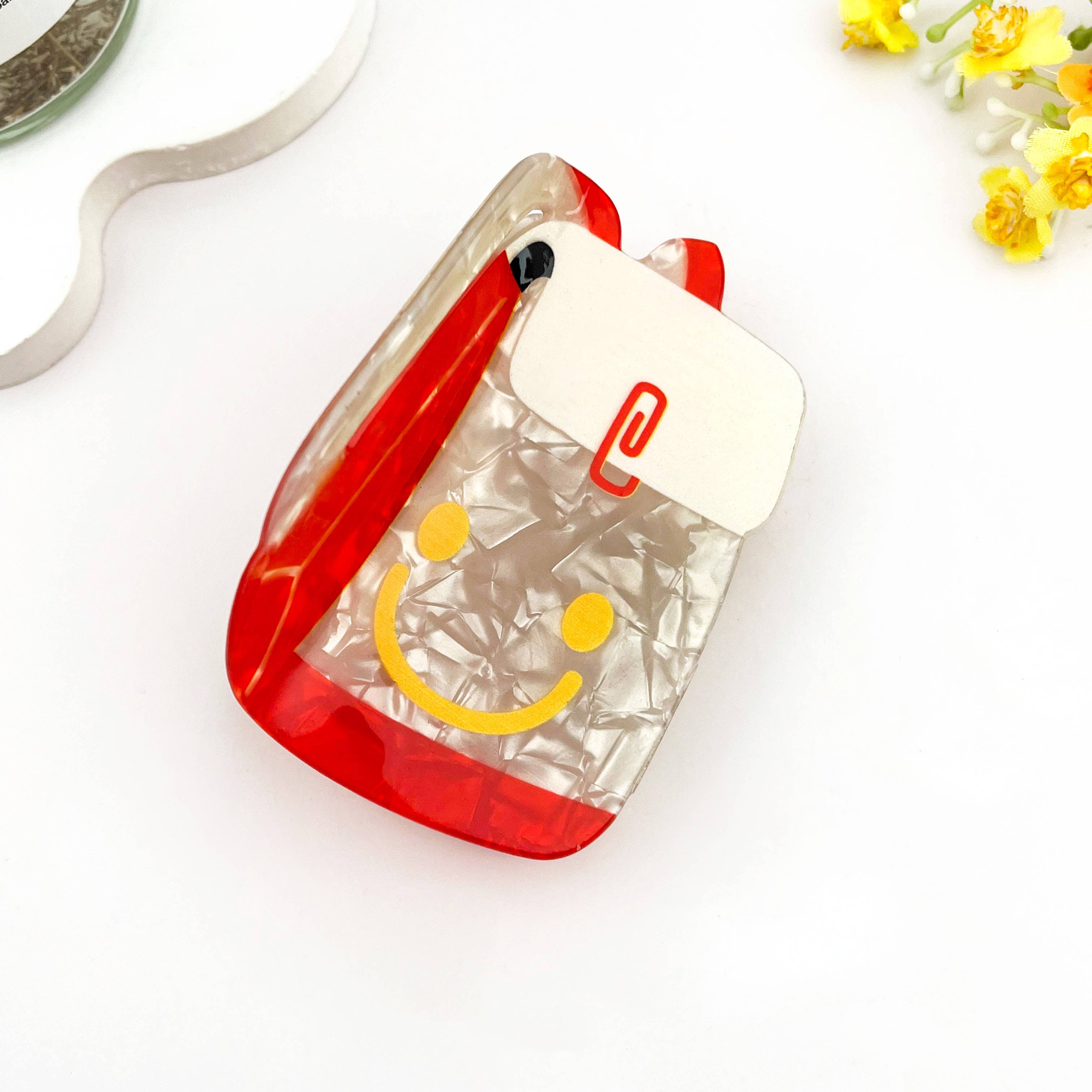 mildstyles - Wholesale Hair Clip - Women's - Crayon Fries Hair Claw – Creative Stationery Style2