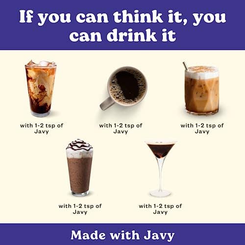 Javy Original Cold Brew Coffee Concentrate. 30 Cups Instant Coffee