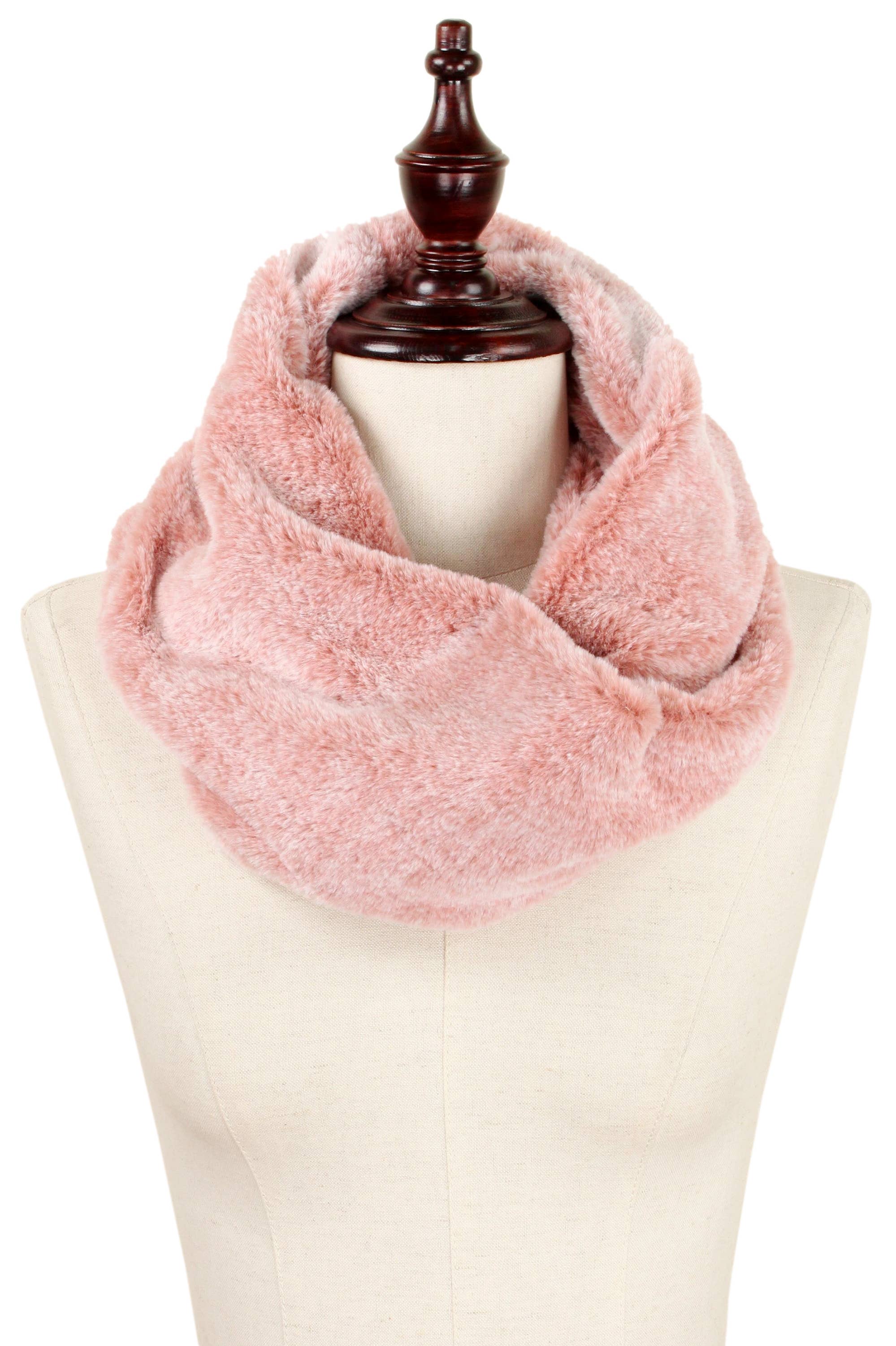 Fennco Styles - Wholesale Scarf - Women's - Faux Fur Ultra Soft Infinity Scarf0
