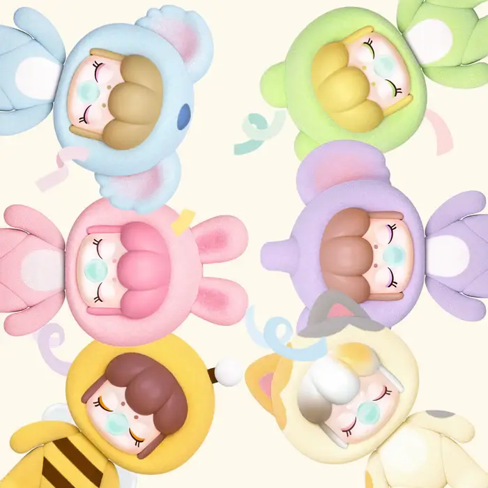 Robotime - Wholesale DIY Craft Kit - NCXX Baby Nanci Fluffy Party (PDQ of 6)2