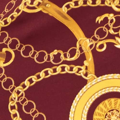 DNA Couture - Wholesale Dress - Women's - Plus size Chain Printed Wrap Dress5