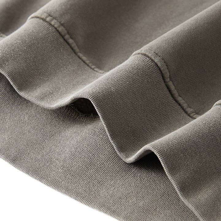 Sodalemon - Wholesale Sweatshirt - Women's - Women's washed velvet V-neck cropped sweatshirt5