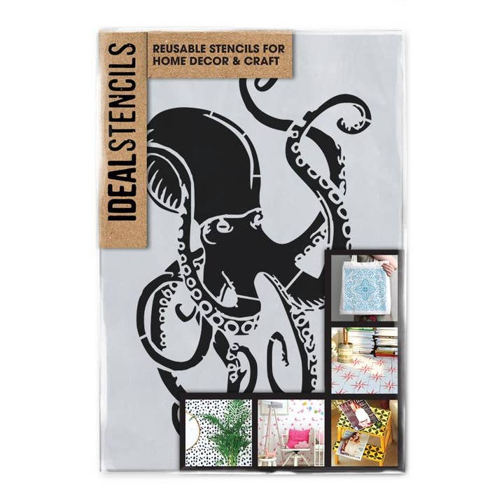 Octopus Stencil por atacado de Ideal Stencils