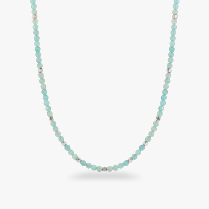 Amazonite Choker Silver for wholesale by Blue Buddha Jewelry