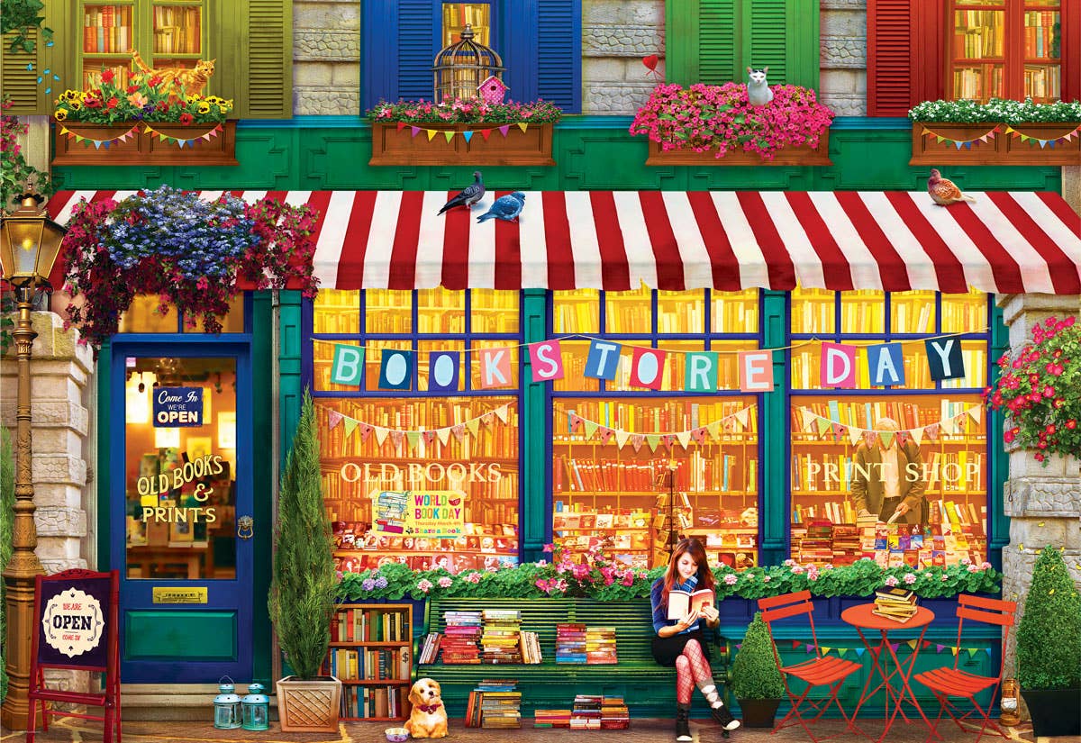 Eurographics Puzzles Europe - Wholesale Puzzle - Adult - The Old Bookstore1