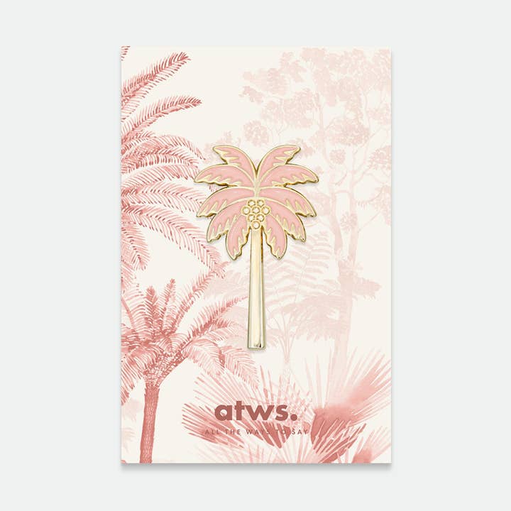 Rosa palmträdsspänne för wholesale av ALL THE WAYS TO SAY - Europe