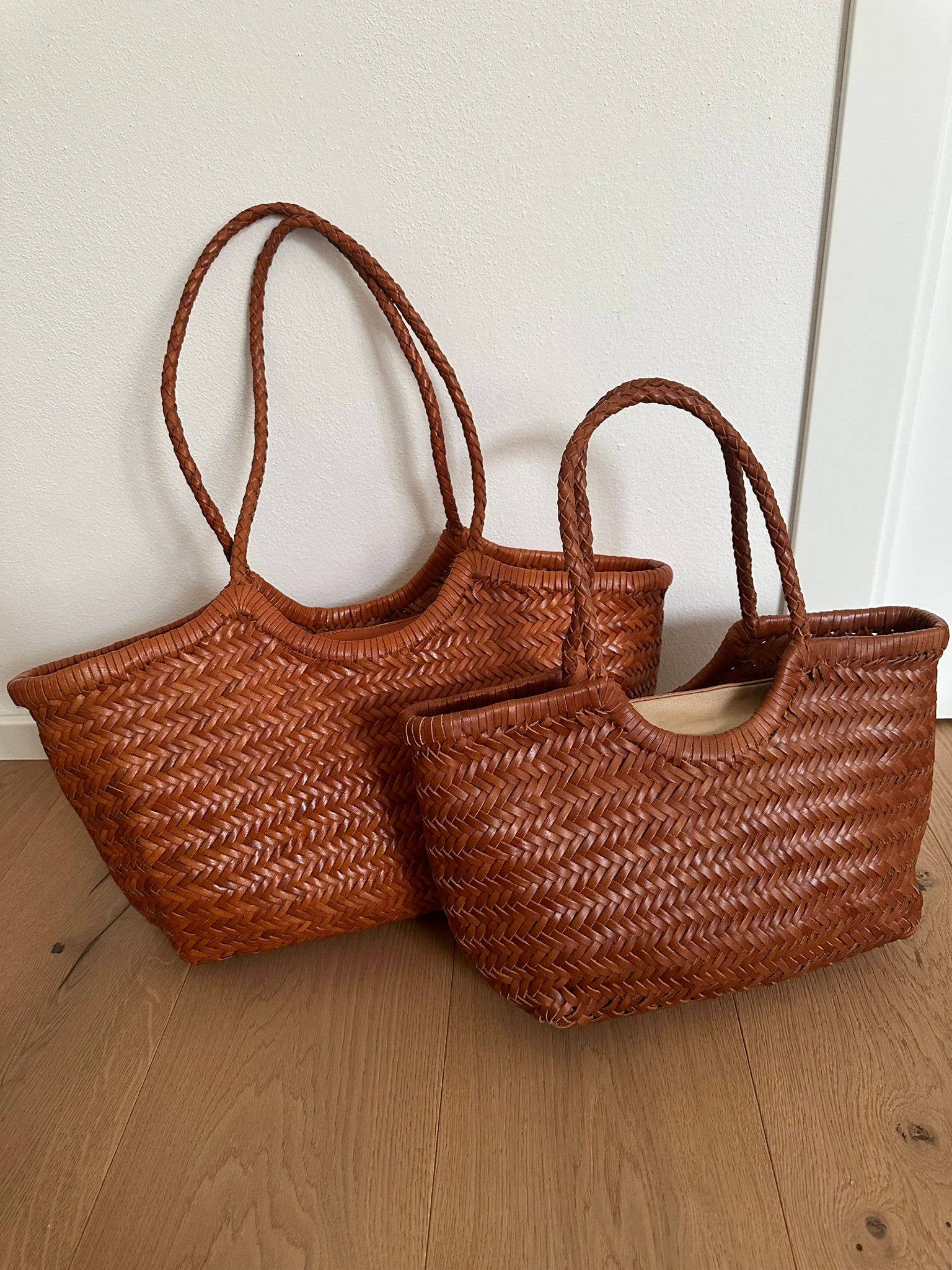 Zhade – Sacola - Mulher por atacado – DORA PREMIUM - grande entrançada à mão em pele genuína6