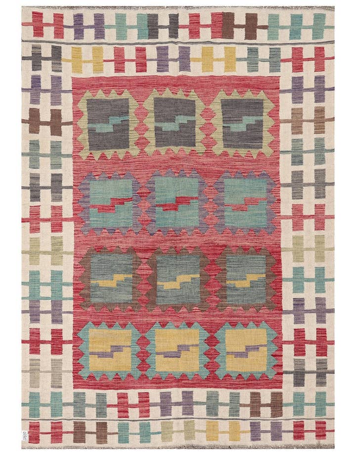 Maimana Afghanistan Kelim-Teppich - 239 x 169 cm für den Großhandel von Imaco Rugs