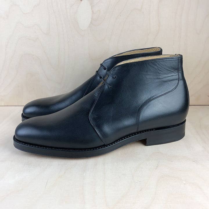 NICAY – Engroshandel Chukka - Herre – Ørkenstøvler glat læder svejset med yoh. Rendenbach læder såler1