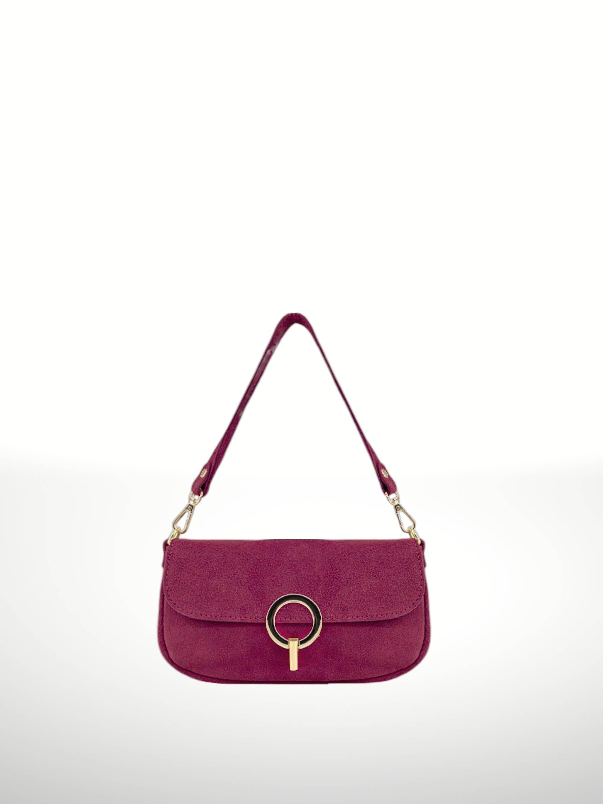 ITALIAN'S LEATHER – Großhandel Schultertasche – Damen – Nuria Lederhandtasche aus Wildleder 2503053