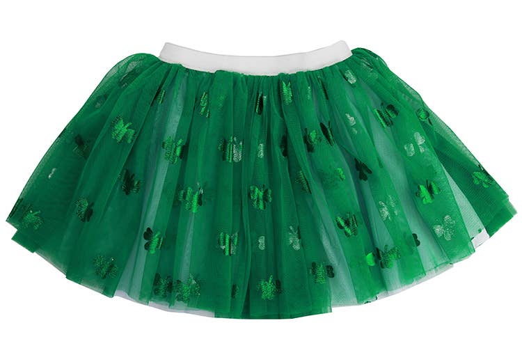 Sparkle Sisters by Couture Clips - Wholesale Tutu - Kids - Green Shamrock tutu0