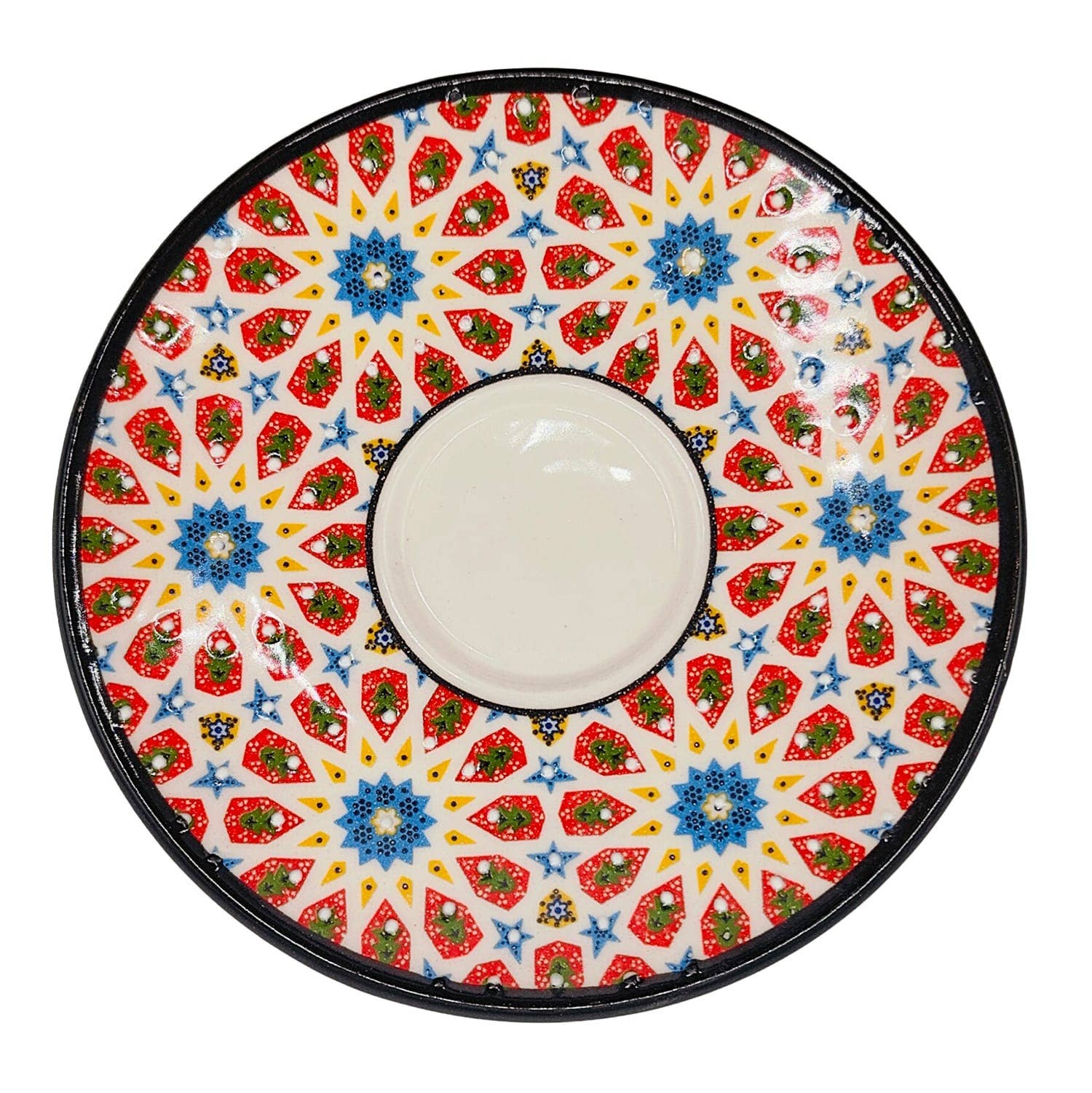 Etnico del Mondo - Wholesale Coffee/Tea Cup - Set of 6 Decorated Turkish Ceramic Coffee/Cappuccino Cups #22