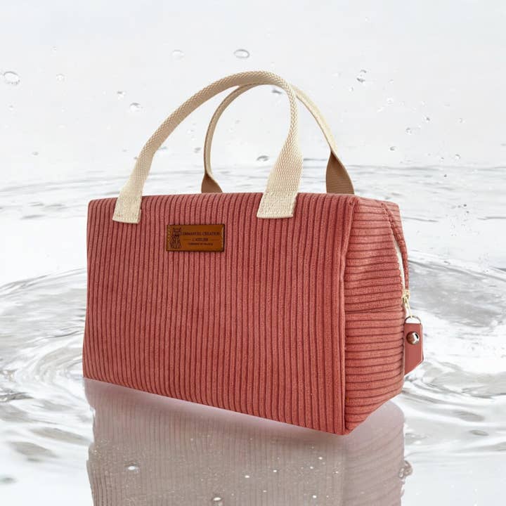 Emmanuel Création - Wholesale Cooler/Cooler Bag - Pack of 12 Ice Cube S insulated bags, "Corduroy"11