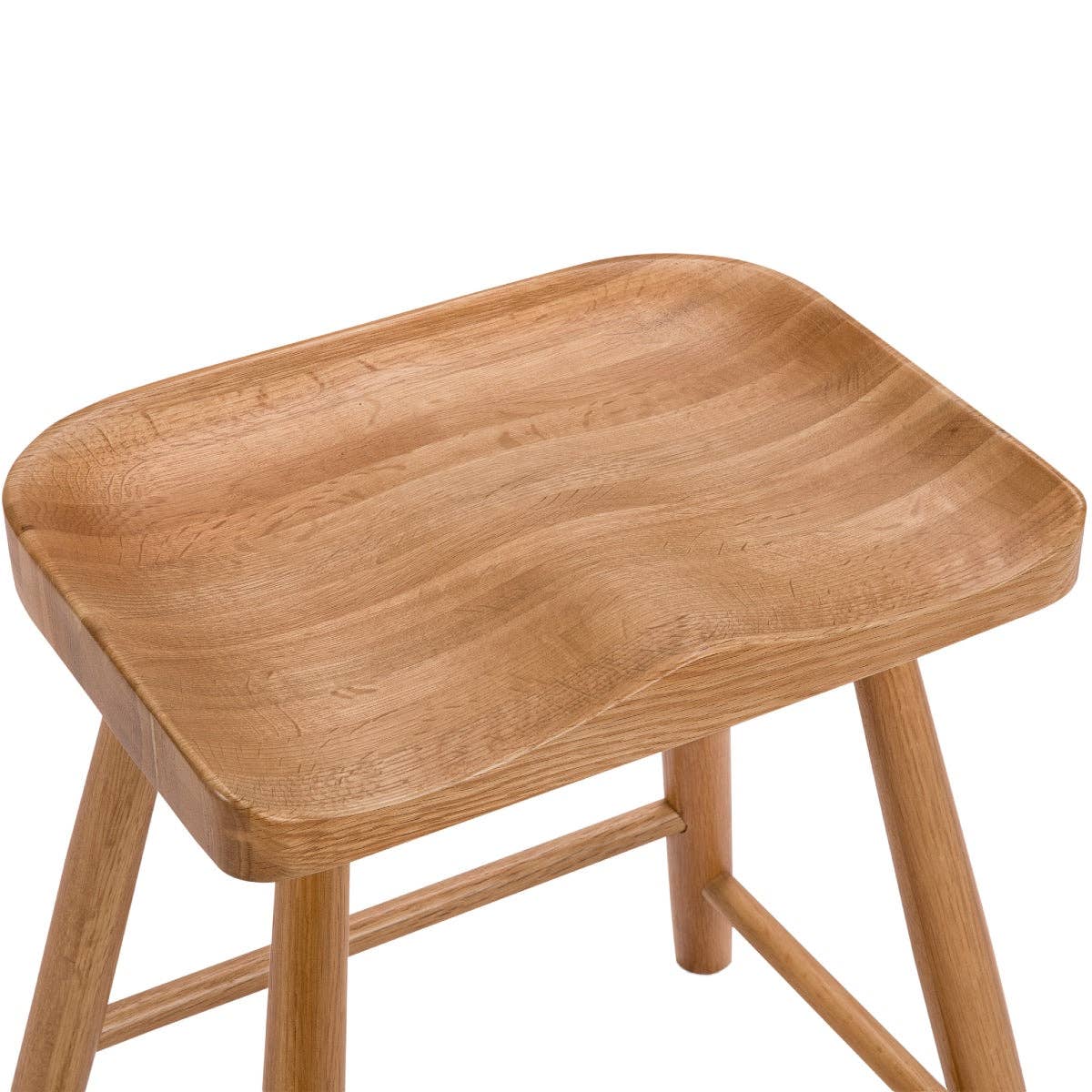 Andrea House - Wholesale Stool - Oak wood stool3