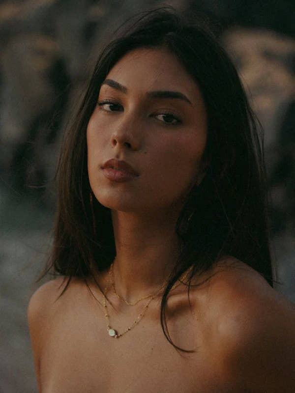 Linx Green Pearl Layer Chain- Iridescent for wholesale by Toasted Jewelry