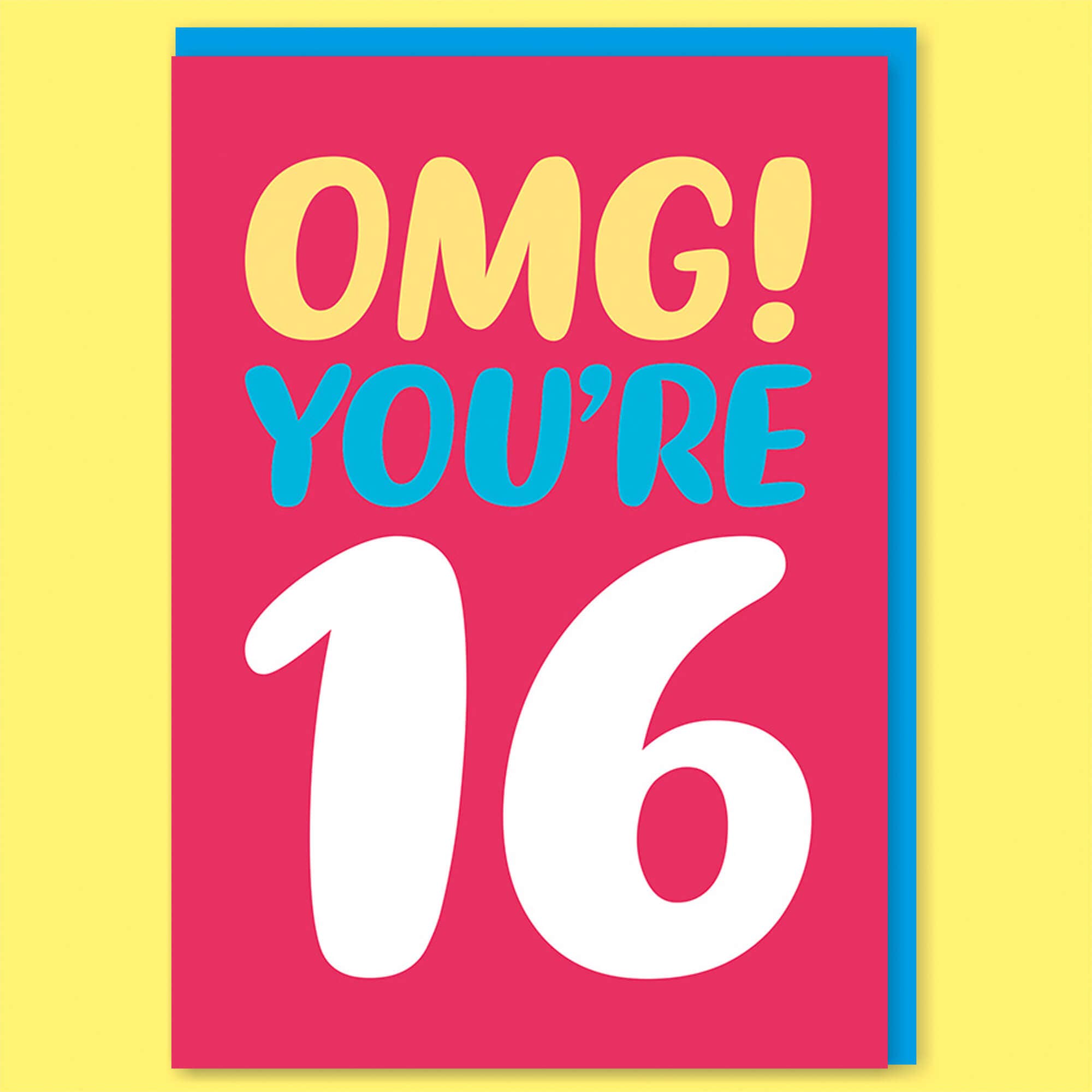 Dean Morris Cards - Vente Cartes d'anniversaire - Carte de vœux OMG You're 160