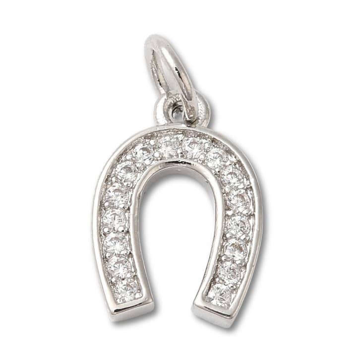 Silberner Hufeisen-Anhänger für den Großhandel von Love, Paige Designs