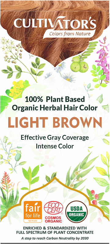 Bionature - Wholesale Hair Dye - Organic vegetable dye Light Golden Brown 100 gr. Ecocert0
