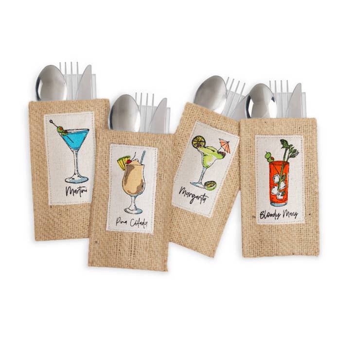 4 Assorted Cocktails - Set of 8 for wholesale by Cutlery Couture