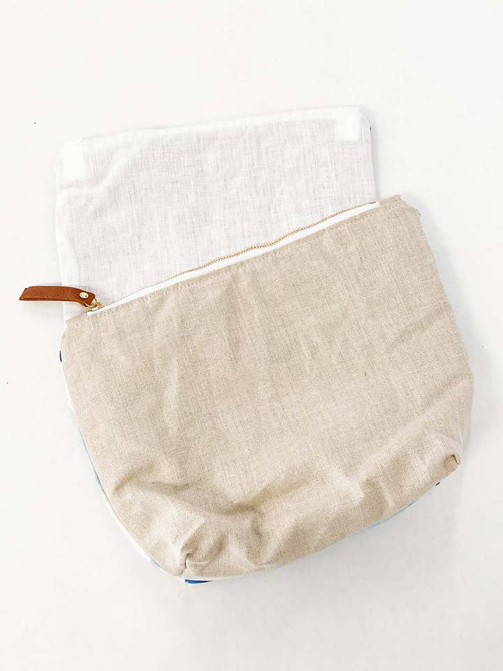 Large Cosmetic Bag for wholesale by dale & blue