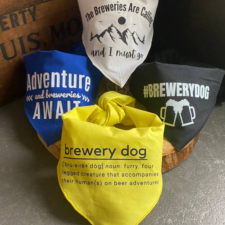 Best Sellers Brewery Dog Bandana Bundle for wholesale by Craft Beer Pet Gear