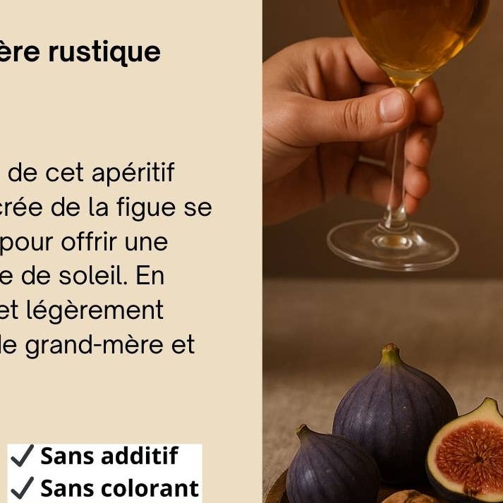 Apéritif Figue noix 50cl pour la vente par CATRICE GOURMET