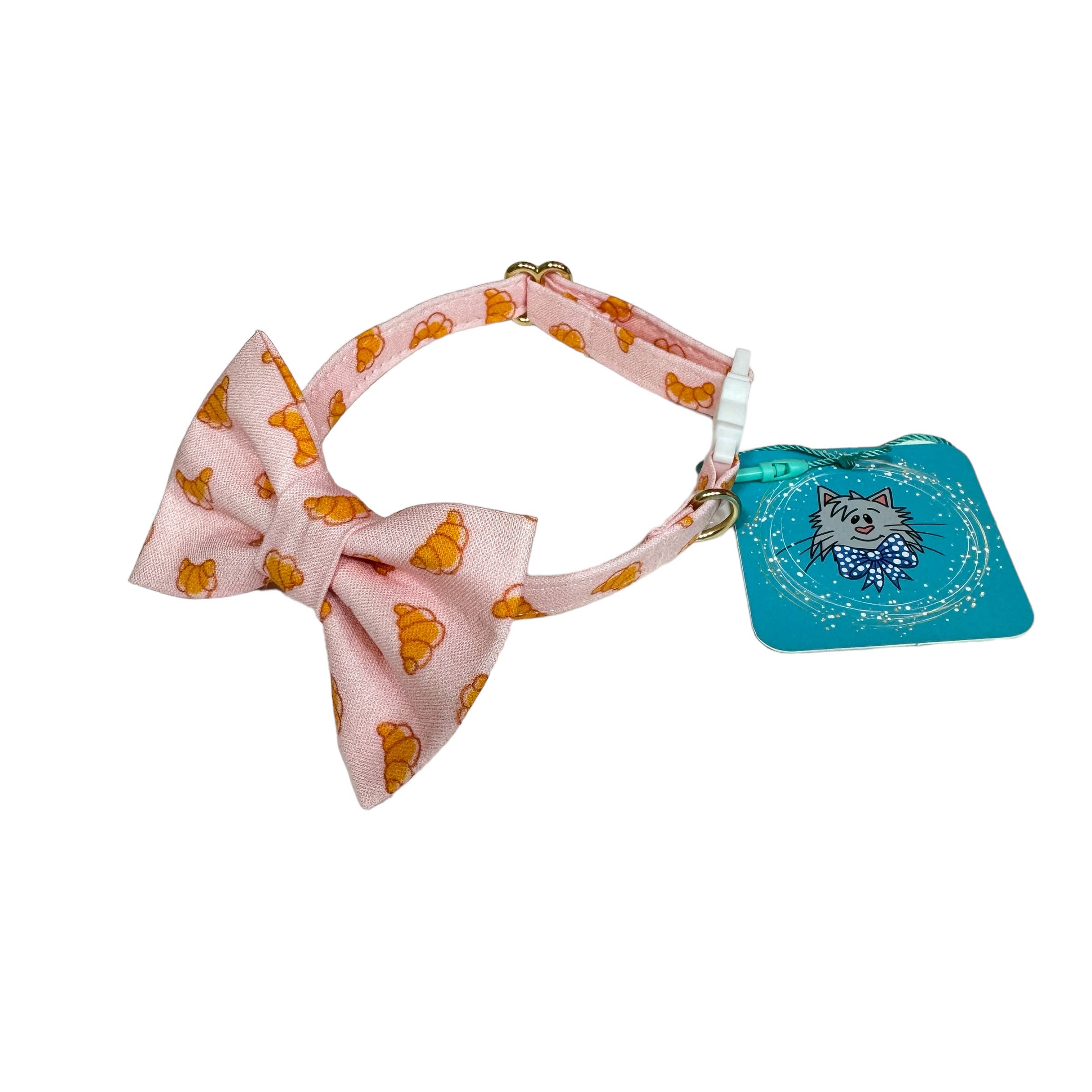 Whiskers Crafts – Großhandel Fliege für Haustiere – Katze – Fliege mit Katzenmotiv - Croissants1