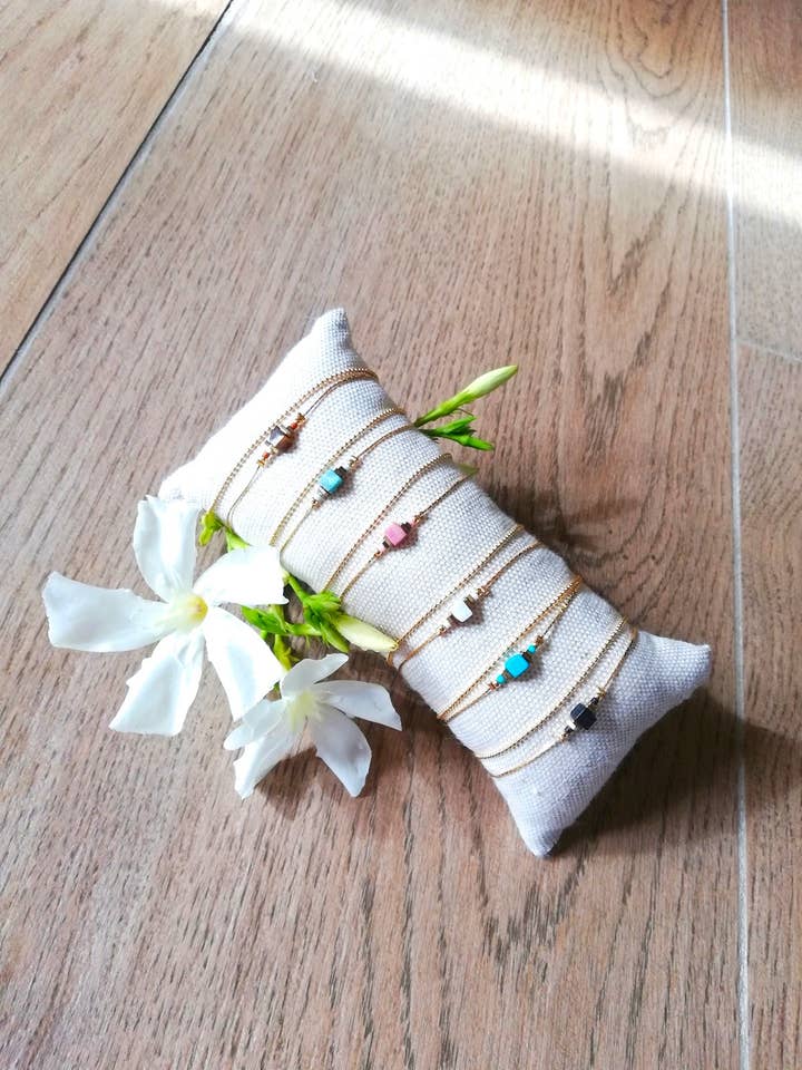 Bracelet double Pierre Nati pour la vente par Enelli